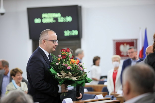 Rzecznik Praw Obywatelskich Adam Bodnar w Senacie / 	Leszek Szymański    /PAP