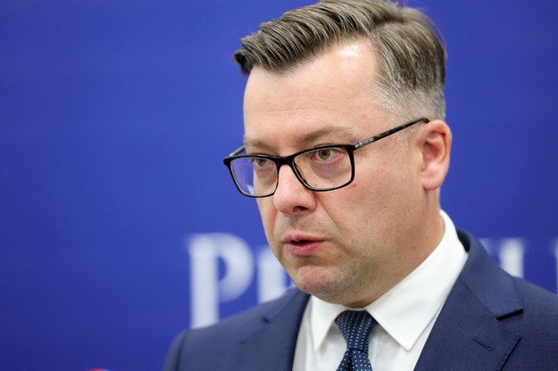 Rzecznik Prokuratury Krajowej Przemysław Nowak na konferencji prasowej w Warszawie /Rafał Guz /PAP