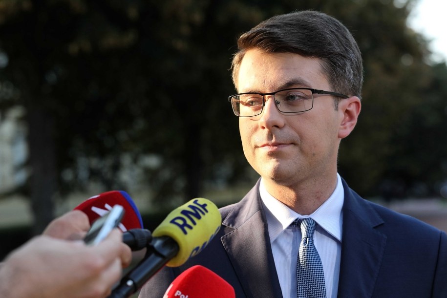 Rzecznik rządu Piotr Müller. / 	Tomasz Gzell    /PAP