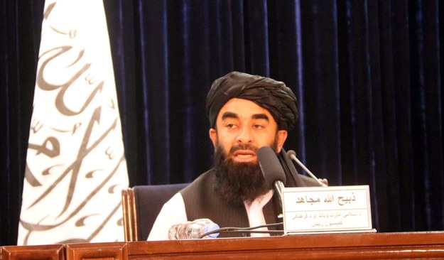 Rzecznik talibów Zabihullah Mudżahid /AKHTER GULFAM /PAP/EPA