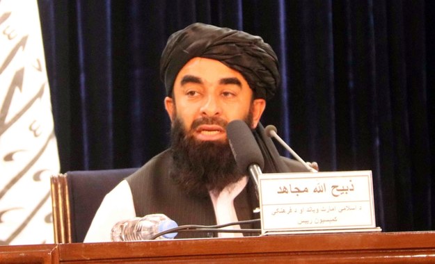 Rzecznik talibów Zabiullah Mujahid /AKHTER GULFAM /PAP/EPA