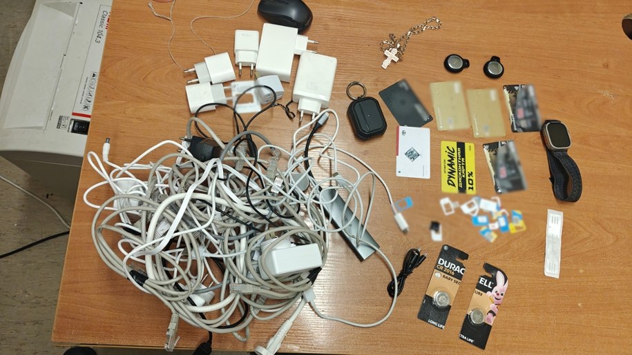 Rzeczy znalezione w samochodzie Ukraińców /Policja