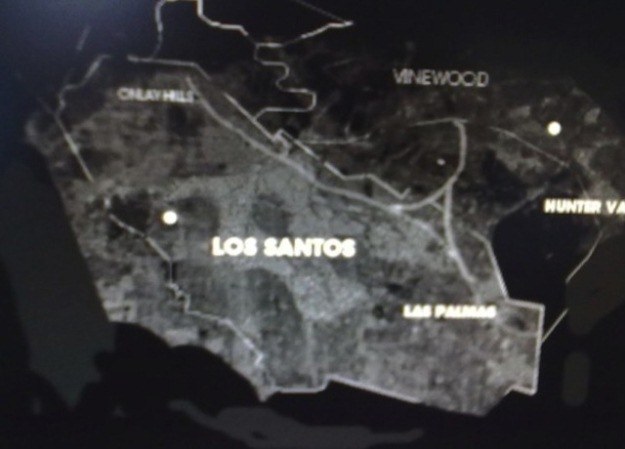 Rzekoma mapa świata Grand Theft Auto V /CDA
