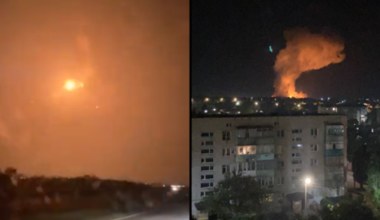 Rzekomy atak na lotnisko wojskowe Rosjan? Wybuchy w okupowanym Berdiańsku