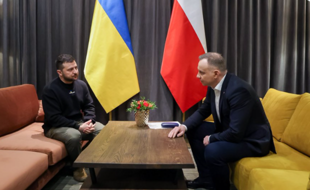Rzeszów: Prezydent Duda spotkał się z Zełenskim 