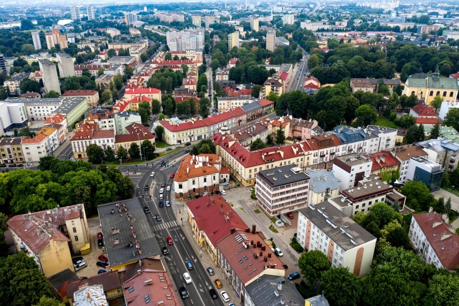 Rzeszów z lotu ptaka /Darek Delmanowicz /PAP
