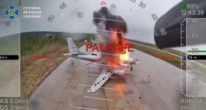 Rzeź rosyjskiego lotnictwa. Ukraińcy pokazali nagranie z ataku na samoloty