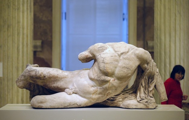 Rzeźba pochodzi z V wieku przed naszą erą /ANATOLY MALTSEV  /PAP/EPA