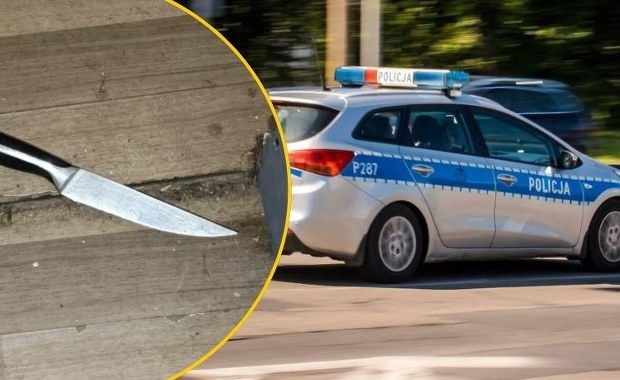 Rzucił się z nożem na policjantów. Szokujący atak w Małopolsce
