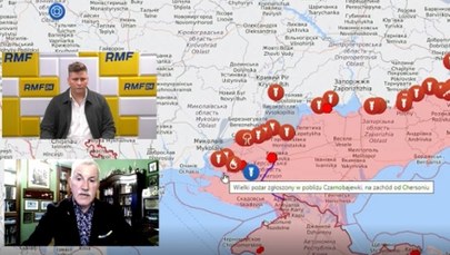 „Rzut na mapę": Bitwa o Chersoń jeszcze nie teraz. Zobacz program!
