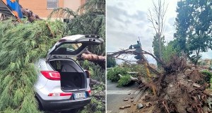 Rzym mierzy się ze skutkami trąby powietrznej. Obrazki jak po katastrofie