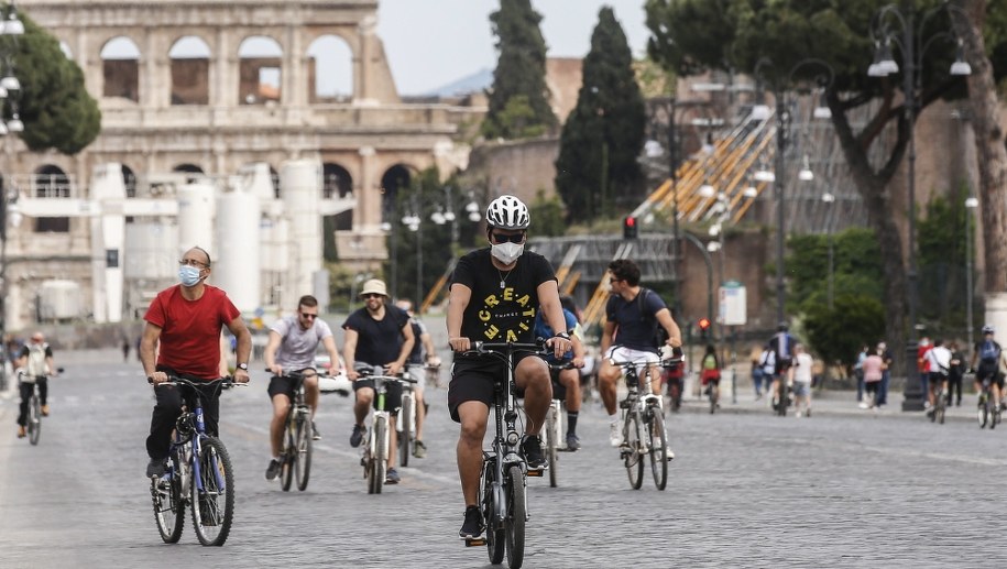 Rzym w czasie pandemii /Fabio Frustaci /PAP/EPA