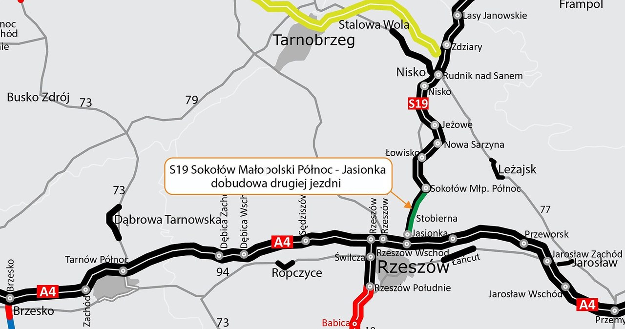 S19 w województwie podkarpackim. Budowa drogi nabiera tempa /GDDKiA