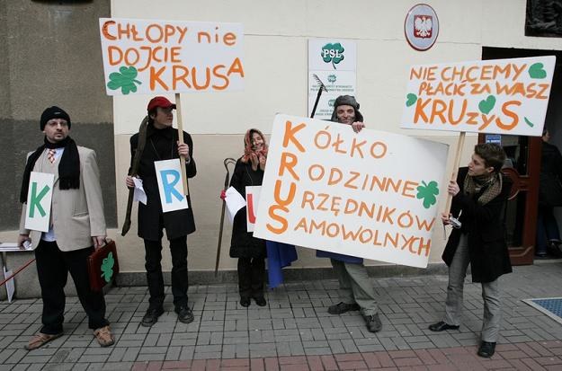 Są w Polsce przeciwnicy KRUS... Fot. Stefan Maszewski /Reporter