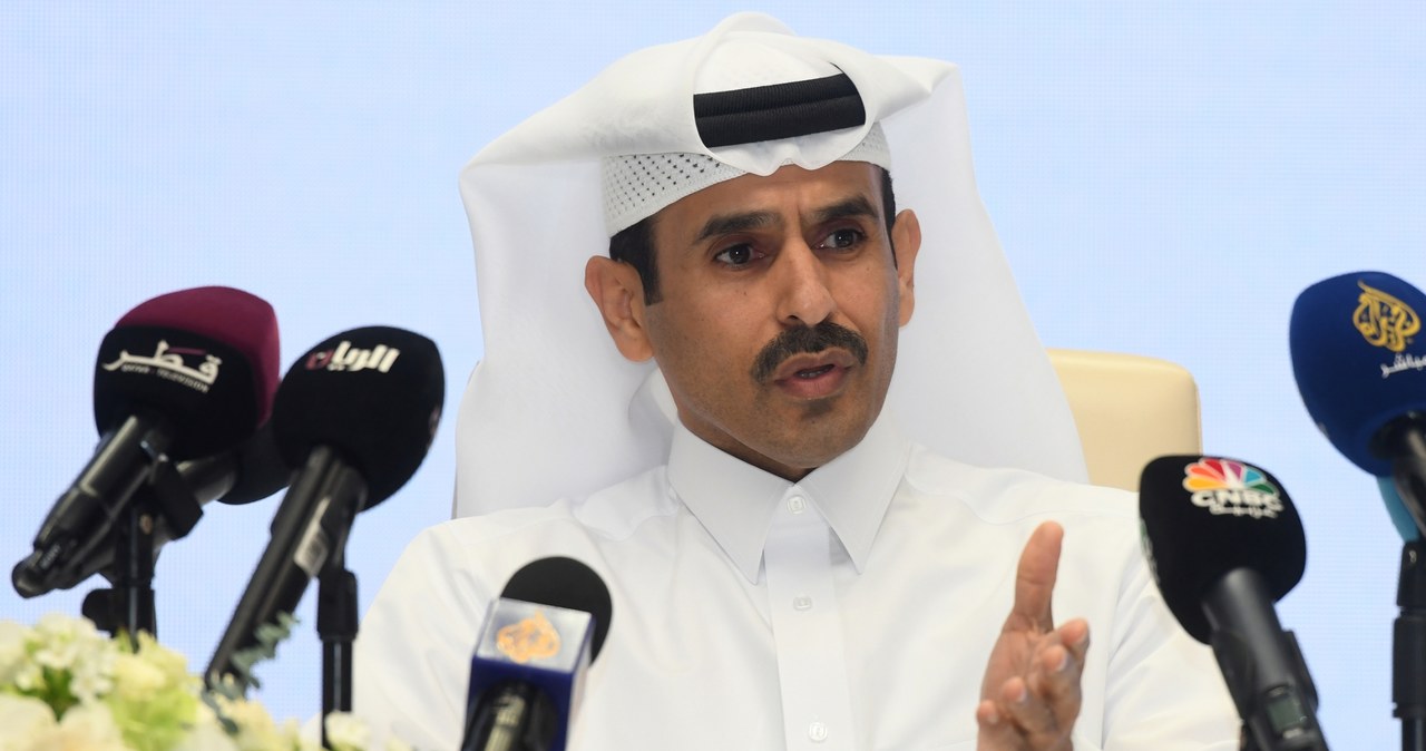 Saad Sherida al-Kaabi - minister energii Kataru i dyrektor generalny koncernu QatarEnergy /AMR DIAB /AFP