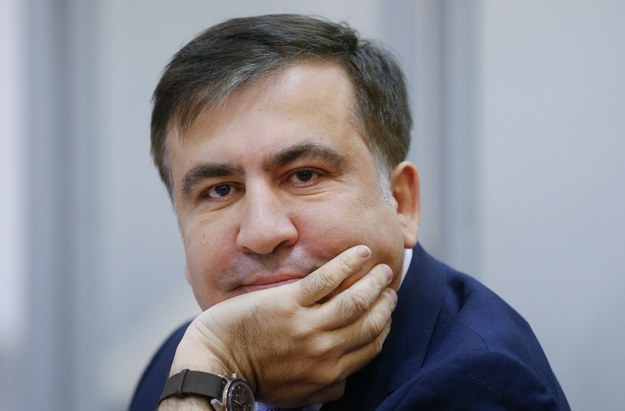 Saakaszwili, który wrócił do kraju po ośmiu latach emigracji, został zatrzymany przez funkcjonariuszy organów ścigania i umieszczony w areszcie /SERGEY DOLZHENKO /PAP/EPA