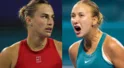 Sabalenka musiała czekać do 23:54. Jednak Rosjanka, po obronie meczbola