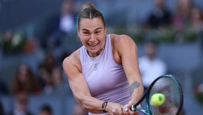 Sabalenka triumfuje w finale tenisowego turnieju w Madrycie 