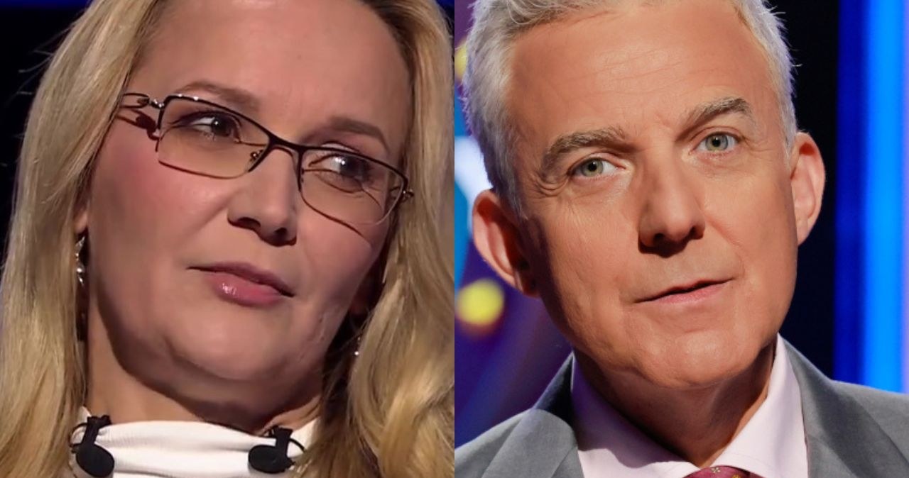 Sabina i Hubert Urbański w teleturnieju "Milionerzy" /Gałązka/AKPA, Polsat /AKPA