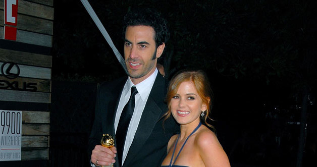 Sacha Baron Cohen i Isla Fisher, fot. Charley Gallay &nbsp; /Getty Images/Flash Press Media