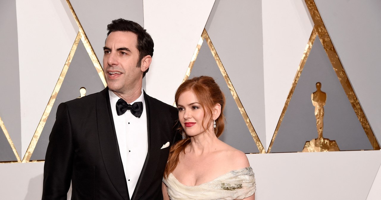 Sacha Baron Cohen i Isla Fisher /KEVORK DJANSEZIAN / GETTY IMAGES NORTH AMERICA / Getty Images via AFP /AFP