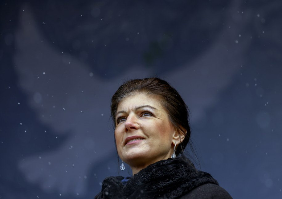 Sahra Wagenknecht /HANNIBAL HANSCHKE /PAP/EPA