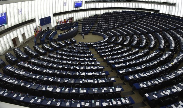 Sala obrad w Parlamencie Europejskim / 	Radek Pietruszka   /PAP