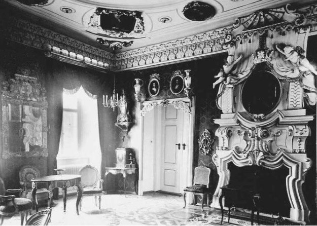 Sala pałacowa w stylu barokowym - rok 1940 /Odkrywca