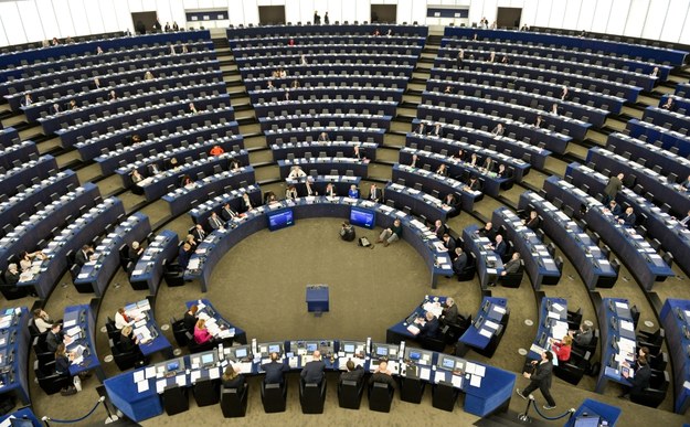 Sala Parlamentu Europejskiego w Strasburgu /Marcin Obara /PAP
