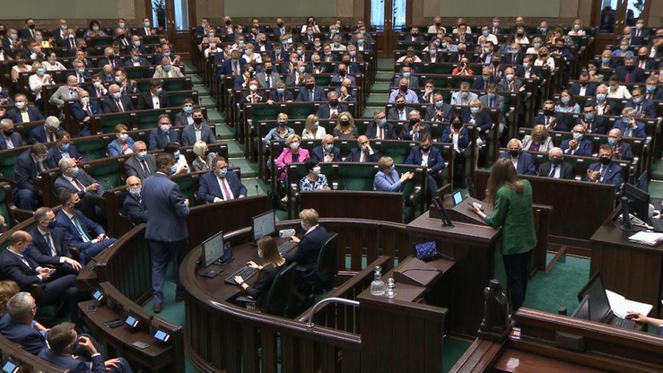 Sala plenarna Sejmu. Zdjęcie ilistracyjne /Polsat News