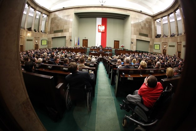 Sala plenarna Sejmu /Tomasz Gzell /PAP