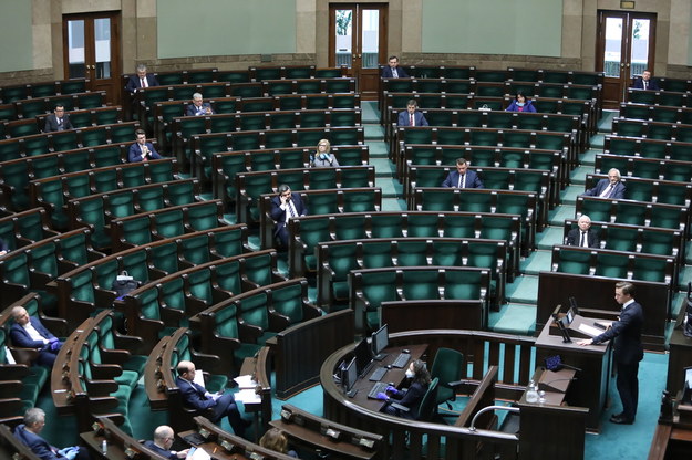 Sala plenarna Sejmu / 	Leszek Szymański    /PAP