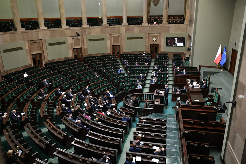 Sala plenarna Sejmu / 	Marcin Obara  /PAP