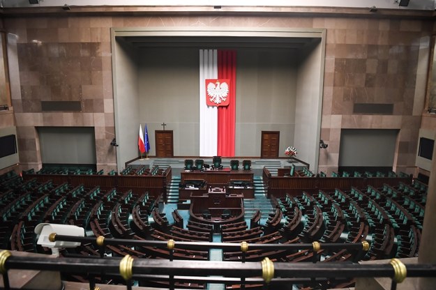 Sala plenarna Sejmu /Andrzej Lange /PAP