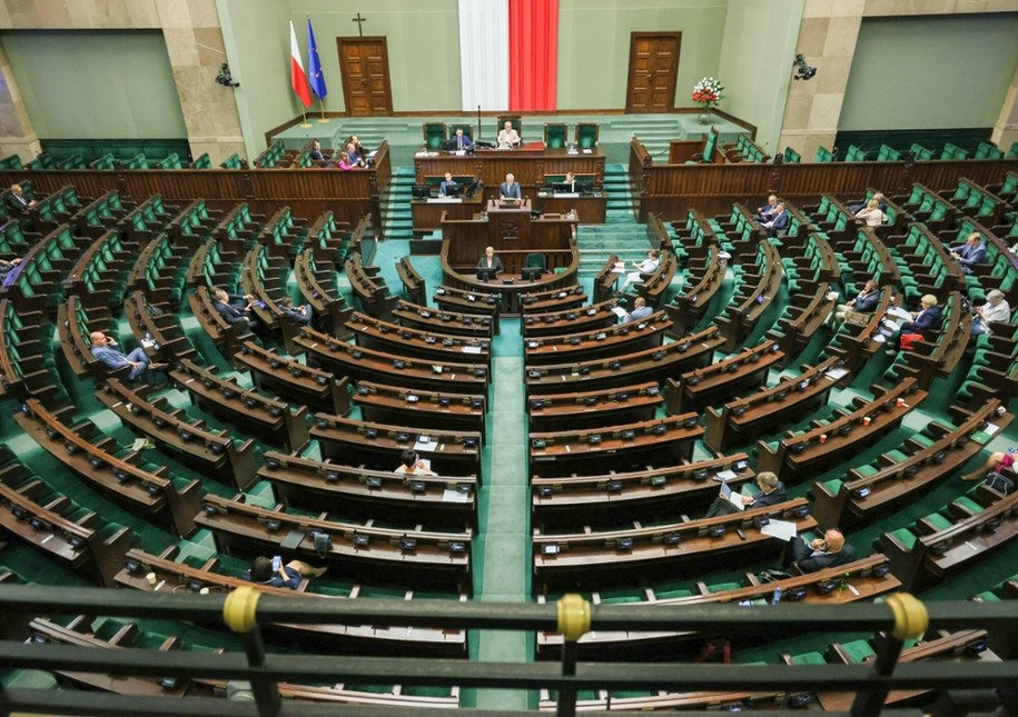 Sala plenarna Sejmu /Fot. Paweł Wodzyński /East News