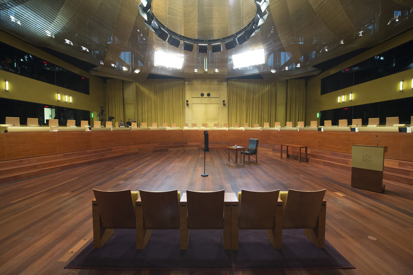 Sala rozpraw Trybunału Sprawiedliwości UE w Luksemburgu /AFP
