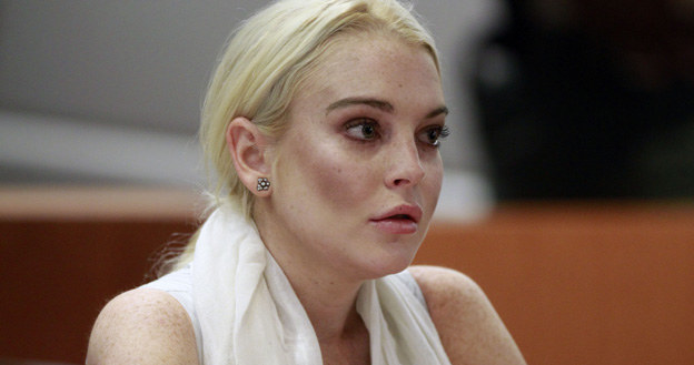 Sala rozprawa to miejsce, w którym Lindsay Lohan przebywa ostatnio najczęściej / fot. Pool /Getty Images/Flash Press Media