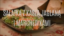 Sałatka z kaszą jaglaną i marchewkami