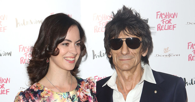 Sally Humphries, Ronnie Wood /Tim Whitby /Getty Images