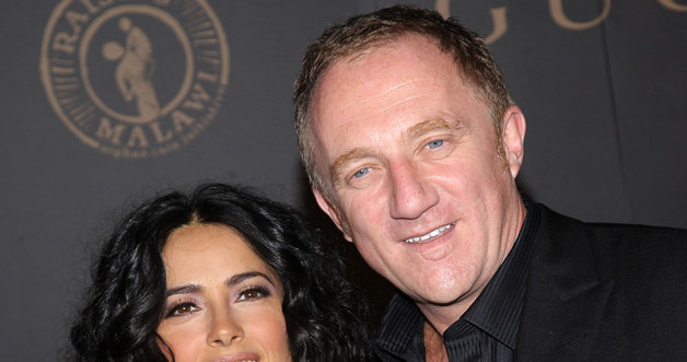 Salma Hayek i Francois Henri Pinault, fot. Stephen Lovekin &nbsp; /Getty Images/Flash Press Media