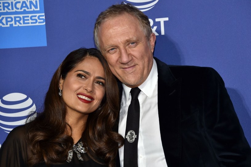 Salma Hayek i Francois-Henri Pinault w 2020 roku /CHRIS DELMAS/AFP/East News /East News