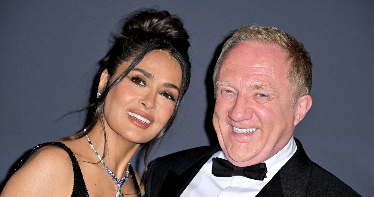 Salma Hayek i François-Henri Pinault /Lionel Hahn /Getty Images