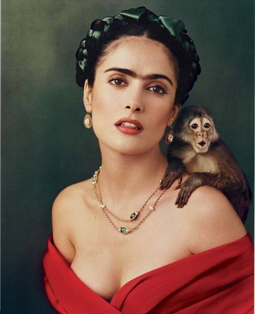 Salma Hayek jako Frida Kahlo /Wiese/FaceToFace/REPORTER /East News