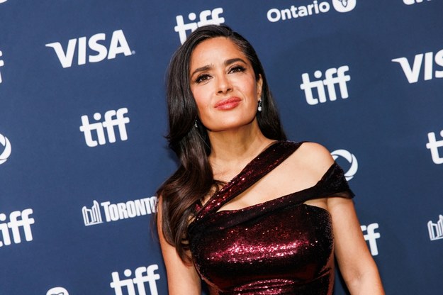 Salma Hayek na festiwalu w Toronto /Burston Cole/Canadian Press/ABACA/Abaca /East News