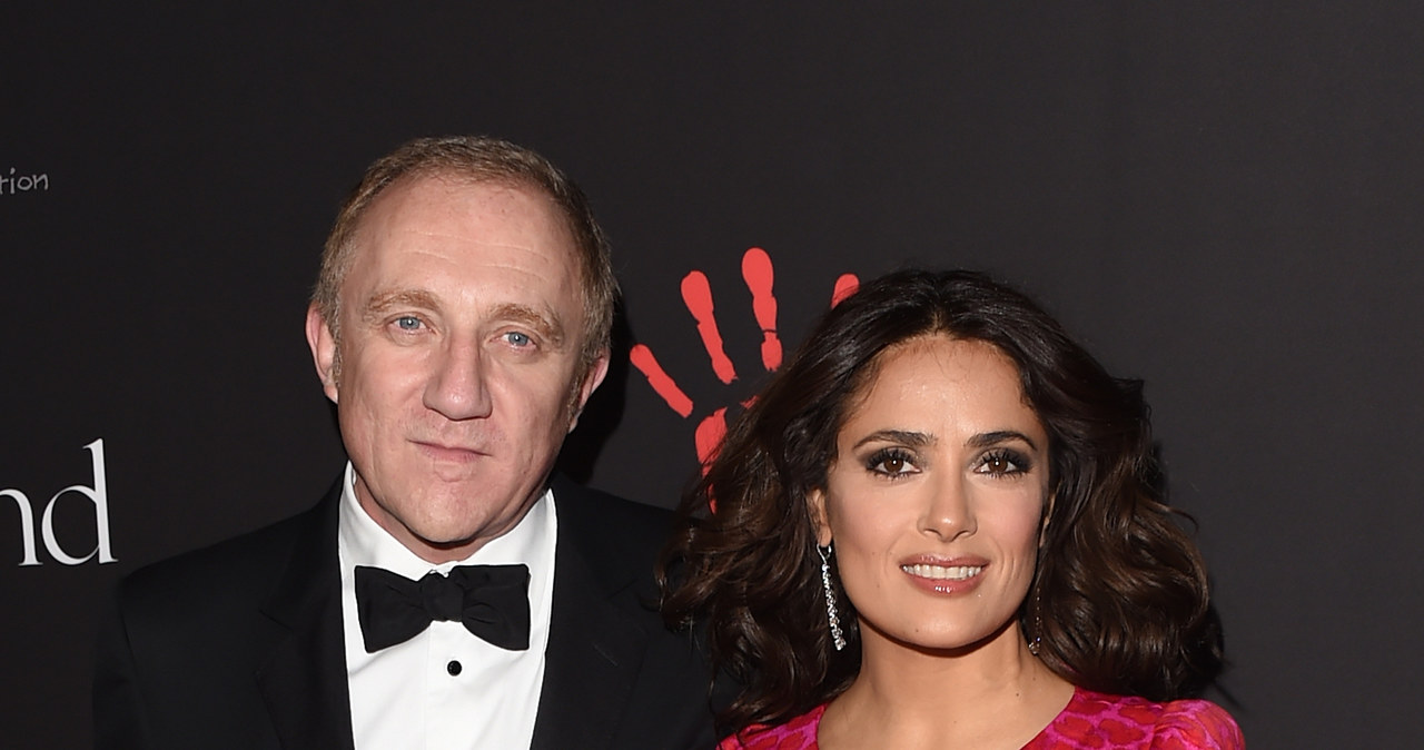 Salma Hayek z mężem /Jason Merritt /Getty Images