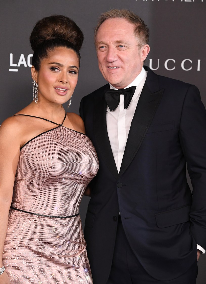 Salma Hayek z mężem /Steve Granitz /Getty Images