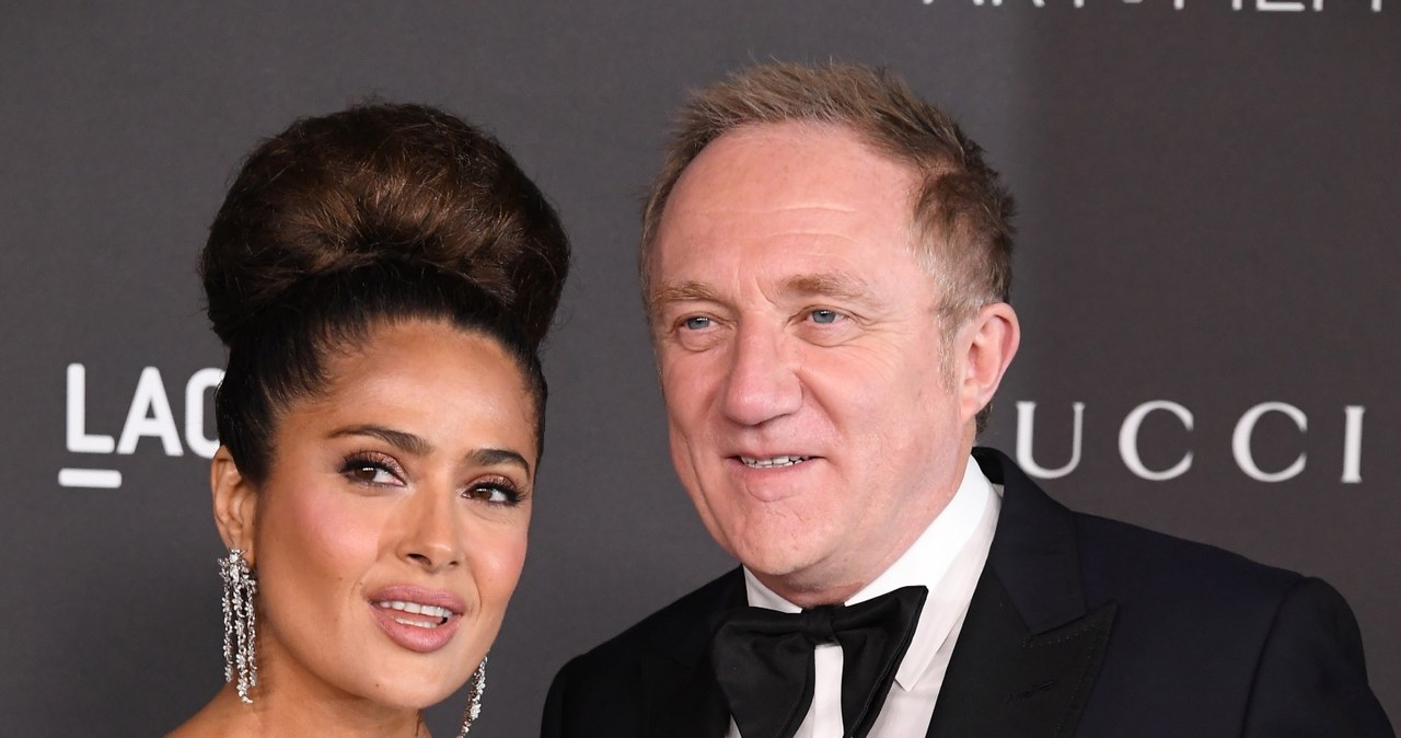 Salma Hayek z mężem /Steve Granitz /Getty Images