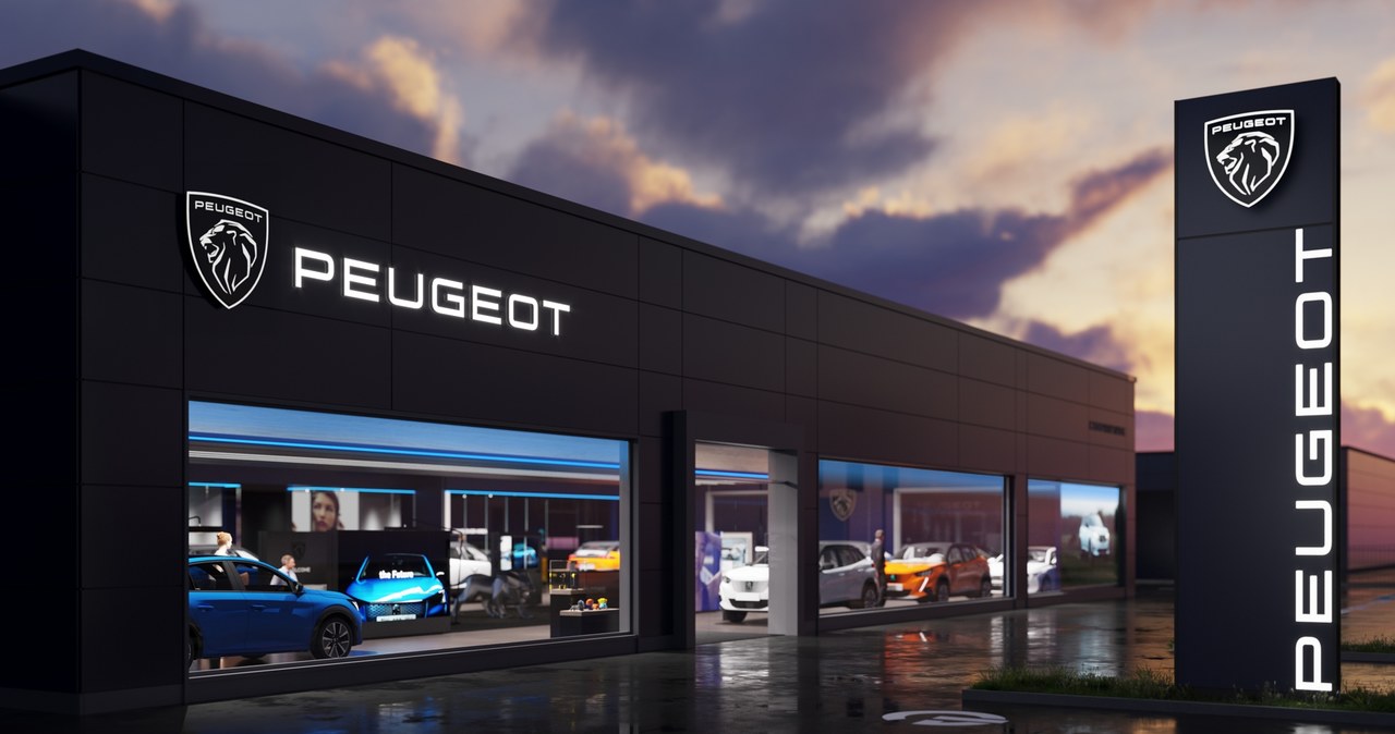 Salon Peugeota z nowym logo /Informacja prasowa