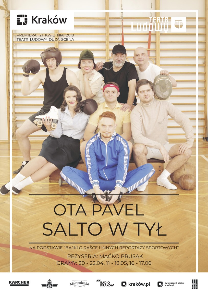 „Salto w tył” - spektakl Teatru Ludowego w Krakowie, /materiały prasowe