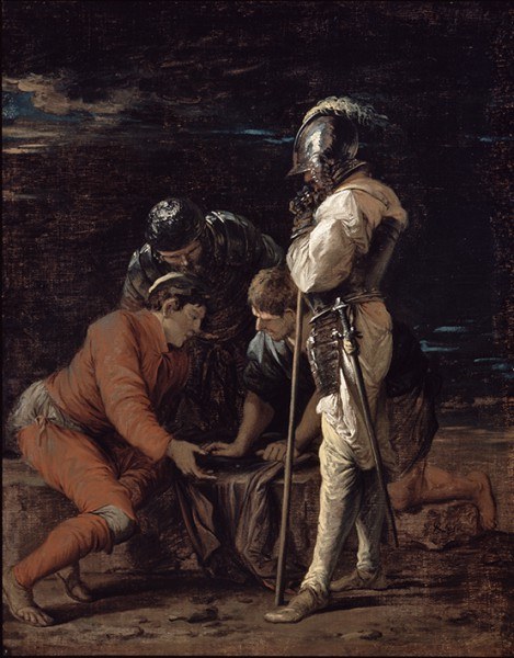 Salvator Rosa (1615-1673), "Żołnierze grający w kości", ok. 1656-58, olej, płótno /Materiały prasowe